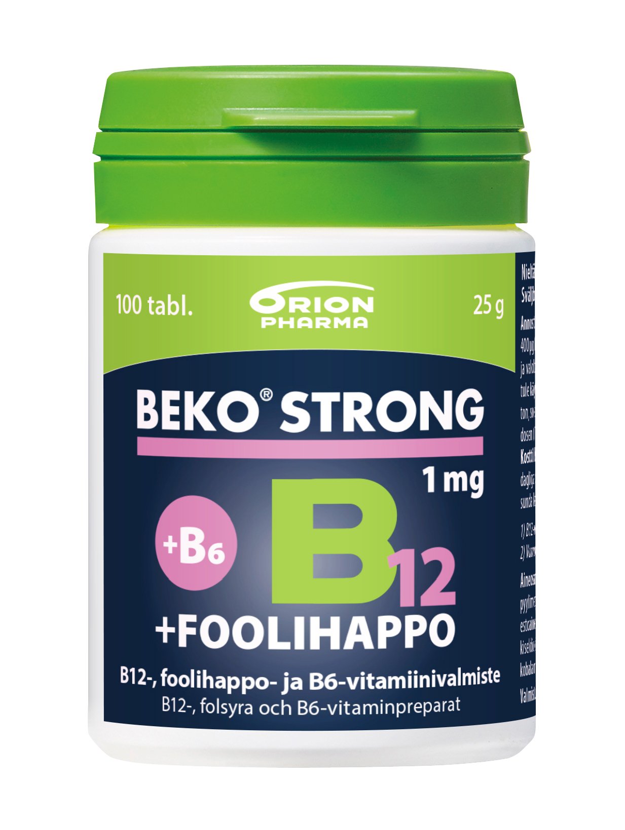 Beko Strong B12+Foolihappo+B6 100 tabl