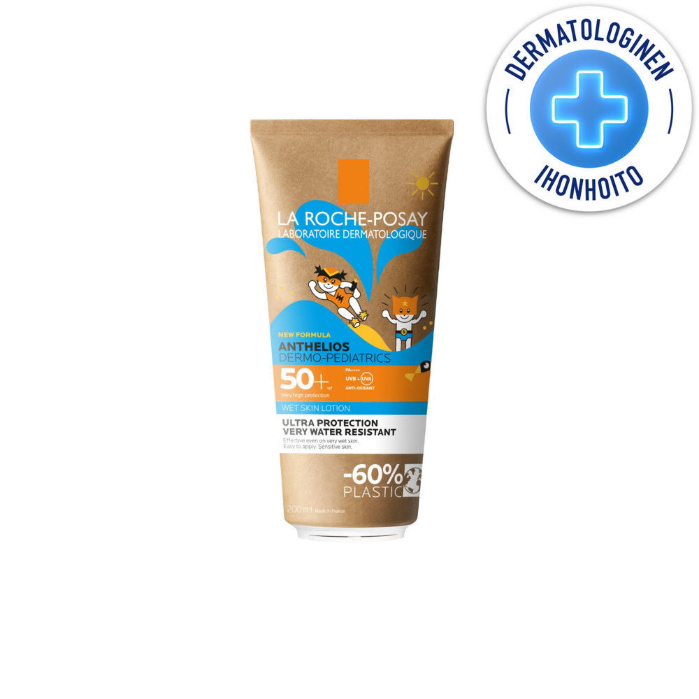 La Roche Posay Anthelios Wet Skin SPF50+ 200 ml aurinkosuojaemulsio lapsille