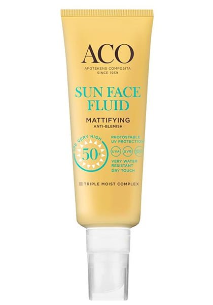 Aco Sun Face Fluid Mattifying spf 50+ 40 ml