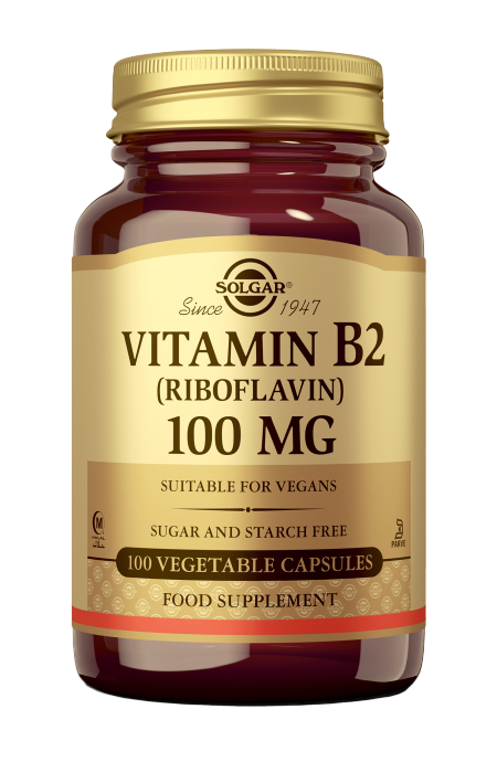 Solgar B2-vitamiini 100 mg, 100 kaps.