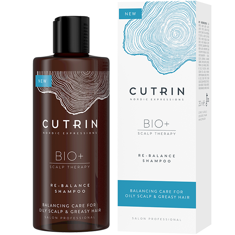 Cutrin Bio+ Re-Balance Shampoo rasvoittuvalle hiuspohjalle 250 ml