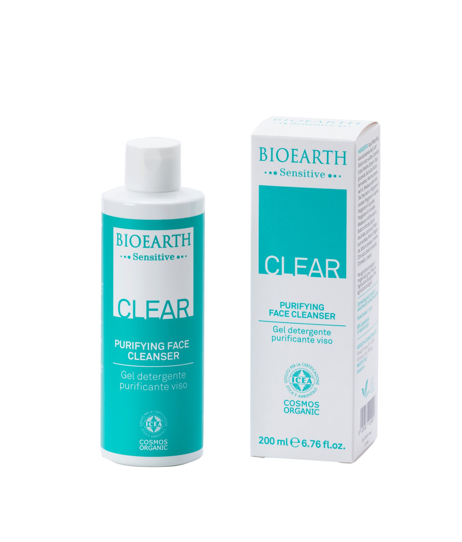 Bioearth Sensitive Clear Purifying Face Cleanser 200ml