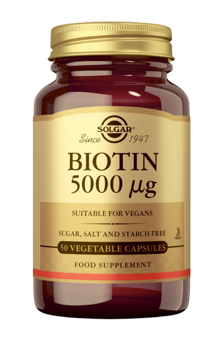 Solgar Biotiini 5000 ug. 50 kaps.