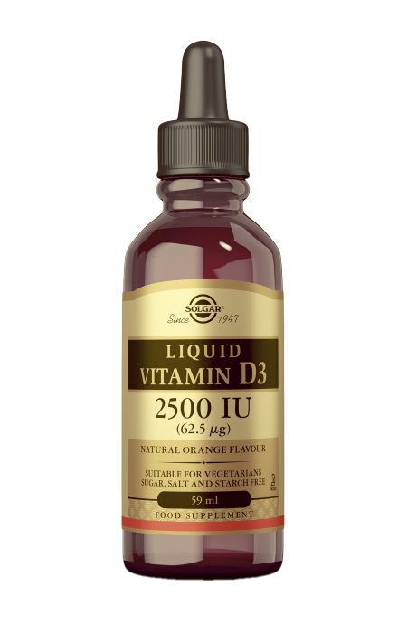 Solgar D3 nestemäinen 59 ml