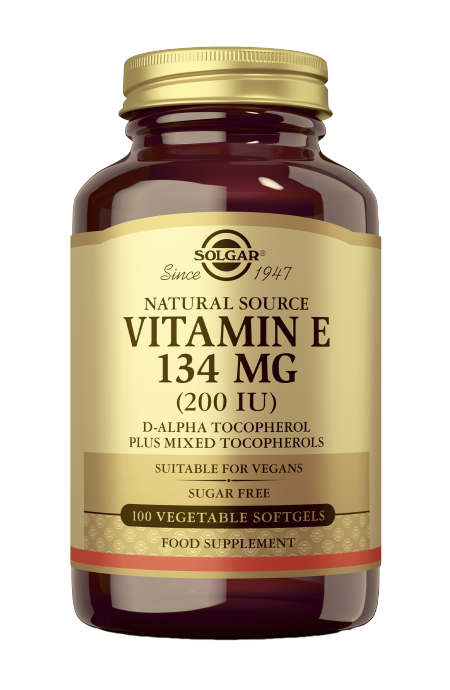 Solgar E-Vitamiini 134 mg Mixed Vegetarian 100 softg