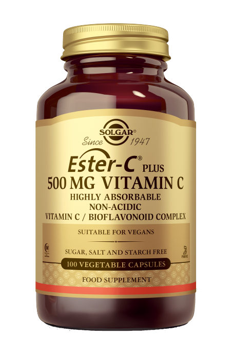 Solgar Ester-C® Plus 500 mg, 100 kaps.
