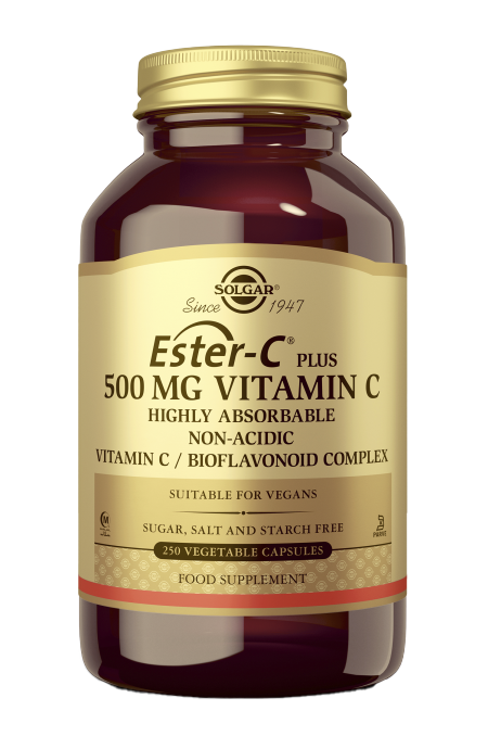 Solgar Ester-C® Plus 500 mg, 250 kaps.