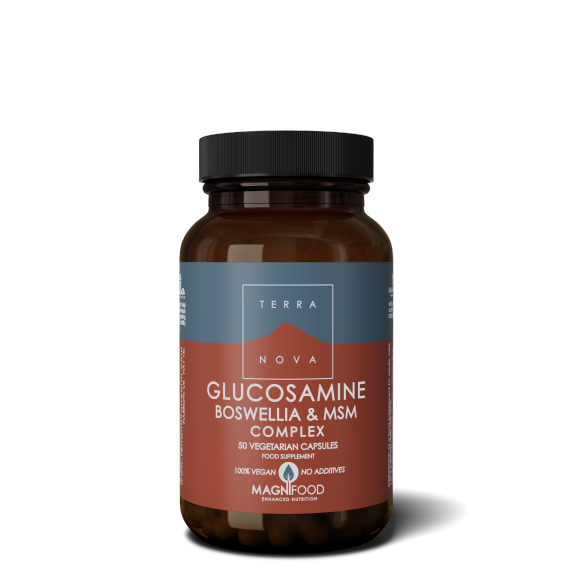 Terranova Glucosamine, Boswellia & MSM Complex (nivelet), 50 kaps.