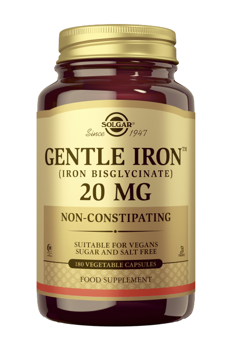 Solgar Gentle Iron 20 mg (bisglysinaatti) 180 kaps