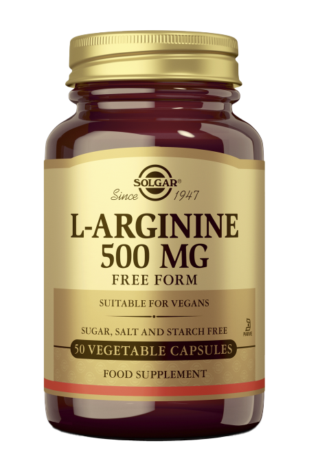 Solgar L-Arginiini 500 mg, 50 kaps.