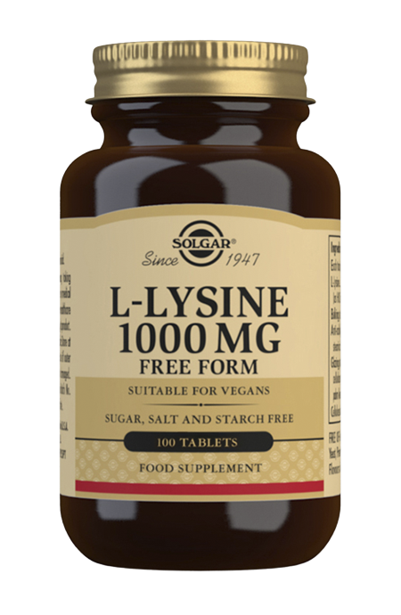 Solgar L-Lysiini 1000mg 100 tabl
