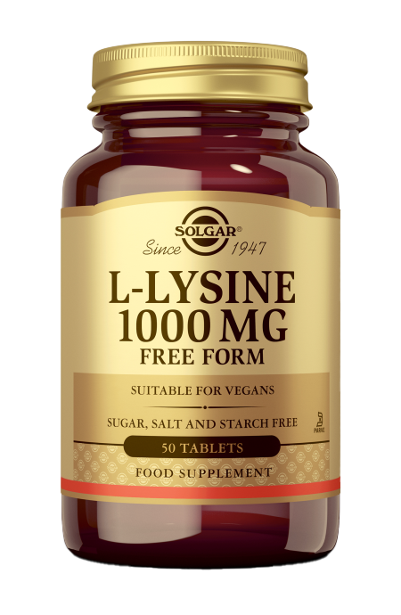 Solgar L-Lysiini 1000 mg, 50 tabl.