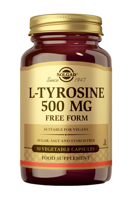 Solgar L-Tyrosiini 500 mg, 50 kaps.