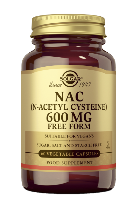Solgar N-Asetyyli L-Kysteiini (NAC) 600 mg 60 kaps