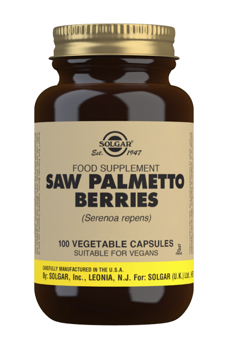 Solgar Sahapalmu (Saw Palmetto Berries) 520 mg, 100 kaps.
