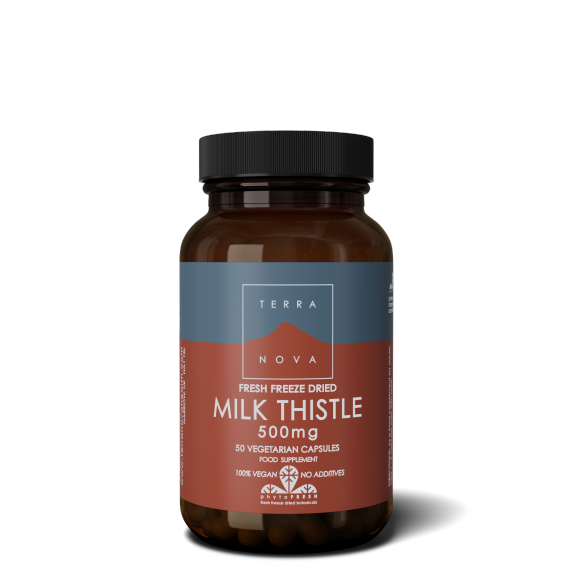 Terranova Milk Thistle 500 mg, 50 kaps.