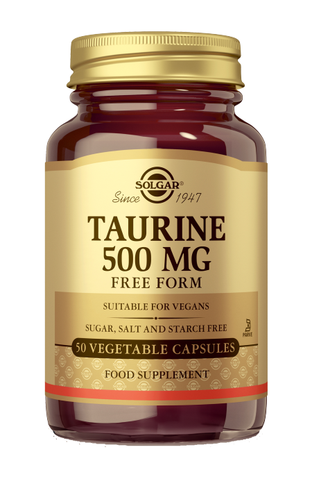 Solgar Tauriini 500 mg, 50 kaps.