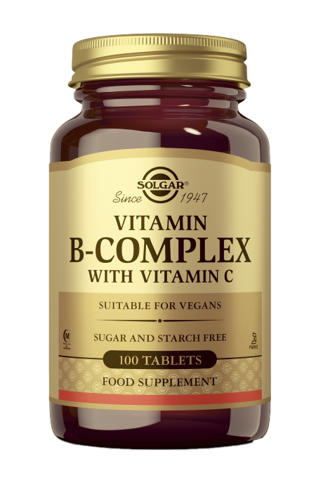 Solgar Vitamin B-Complex + C, 100 tabl.