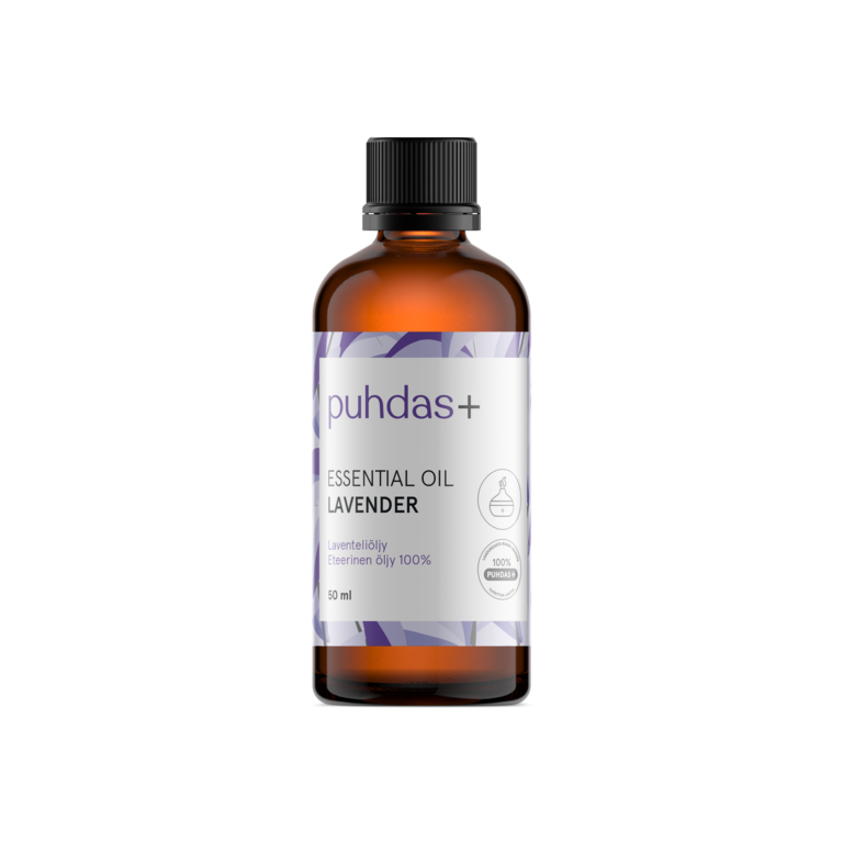 Puhdas+ 100 % Premium essential oil, lavender 50 ml