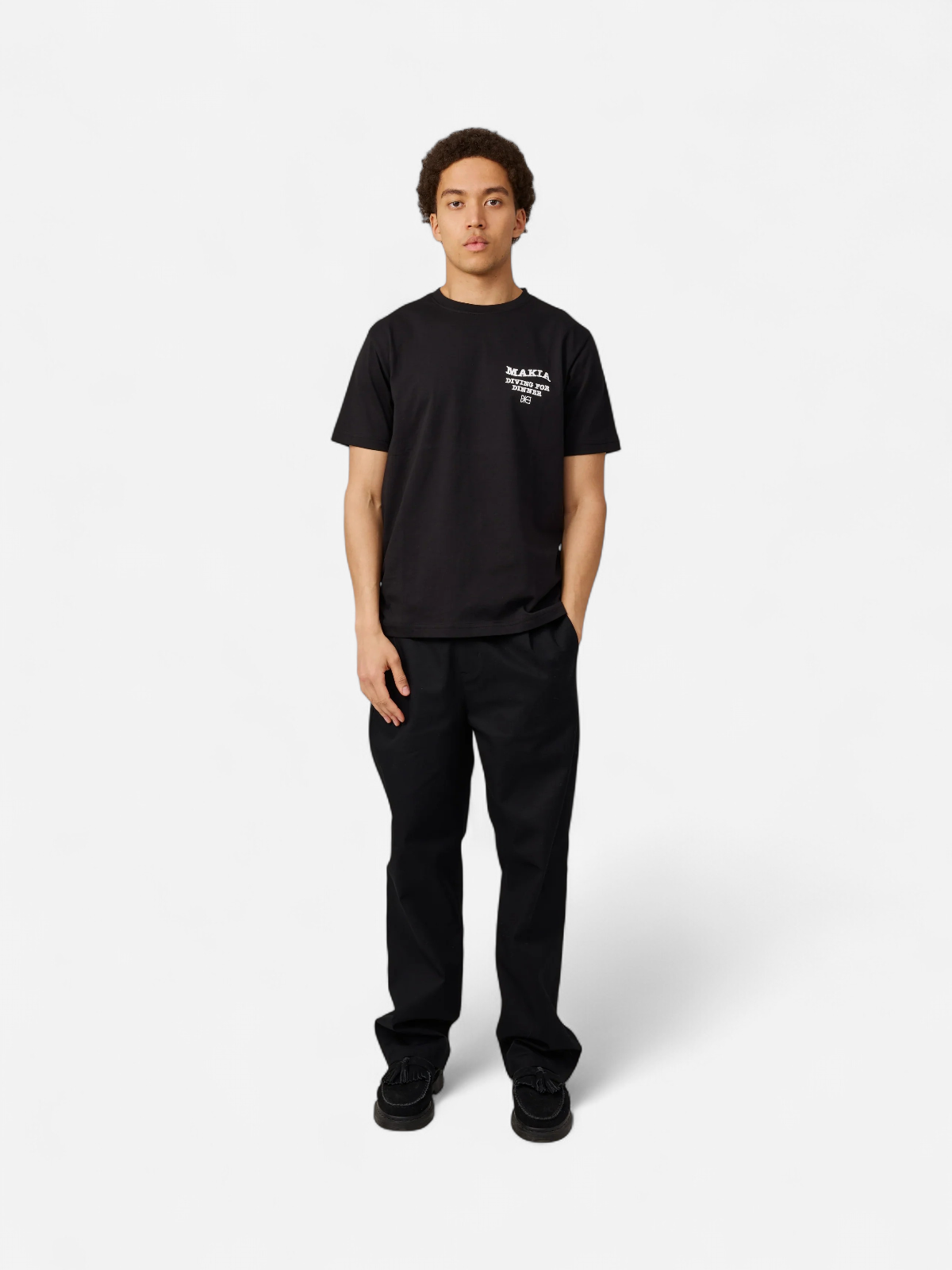 Makia miesten t-paita Erik T-shirt, musta
