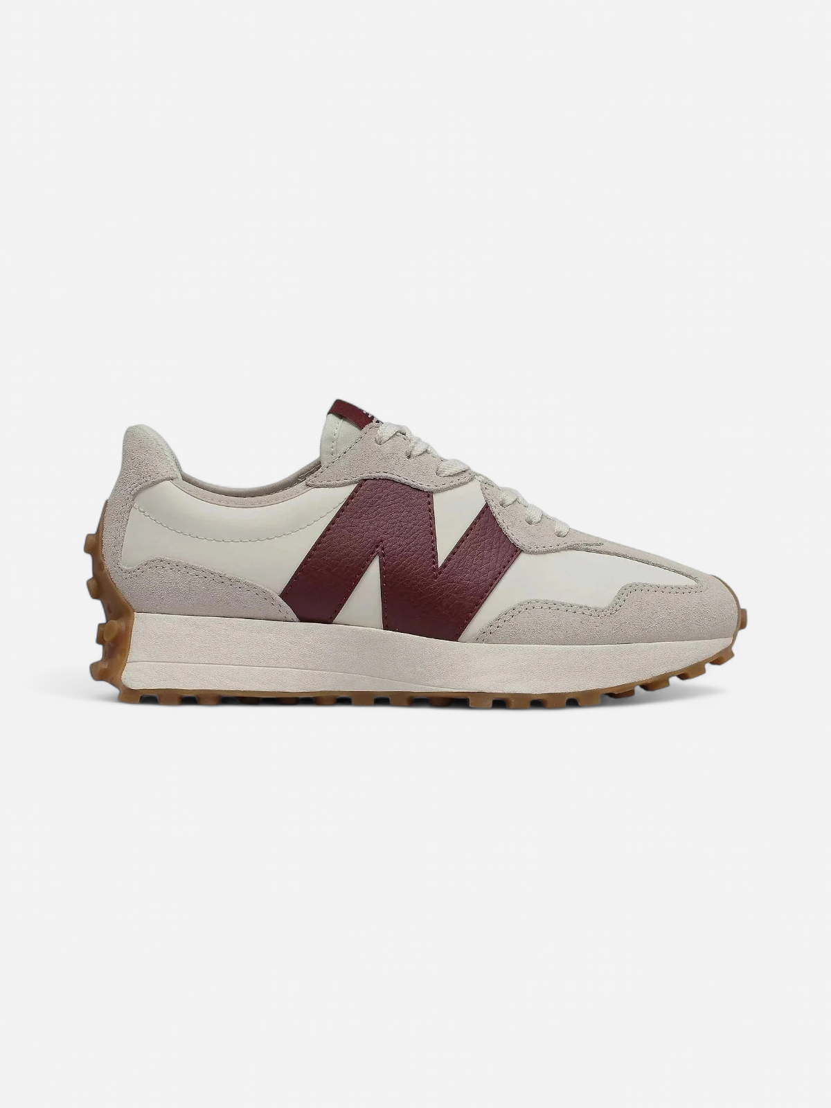 New Balance naisten tennarit 327, viininpunainen kuosi