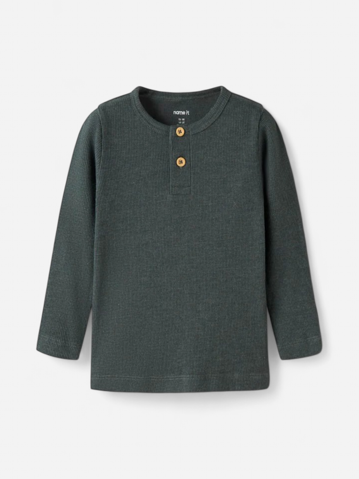 Name It Lasten pitkähihainen paita Shadow Gray, harmaa