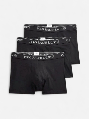 Polo Ralph Lauren Miesten Bokserit 3-Pack, CLASSIC 3-PACK TRUNK Musta