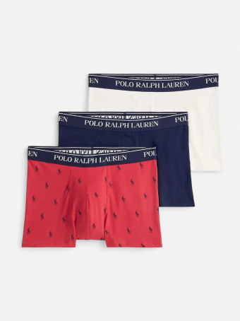 Polo Ralph Lauren miesten bokserit, CLASSIC TRUNK 3-PACK COTTON Ei Värikoodia