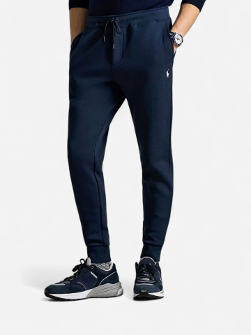 Polo Ralph Lauren Miesten Collegehousut, DOUBLE KNIT JOGGER PANT Tummansininen