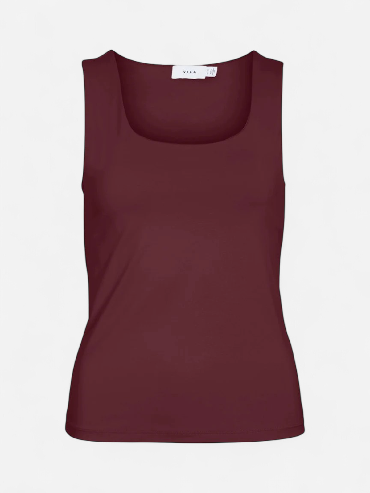 Vila naisten toppi Vikenza O-Neck S/L Tank Top, Port Royale