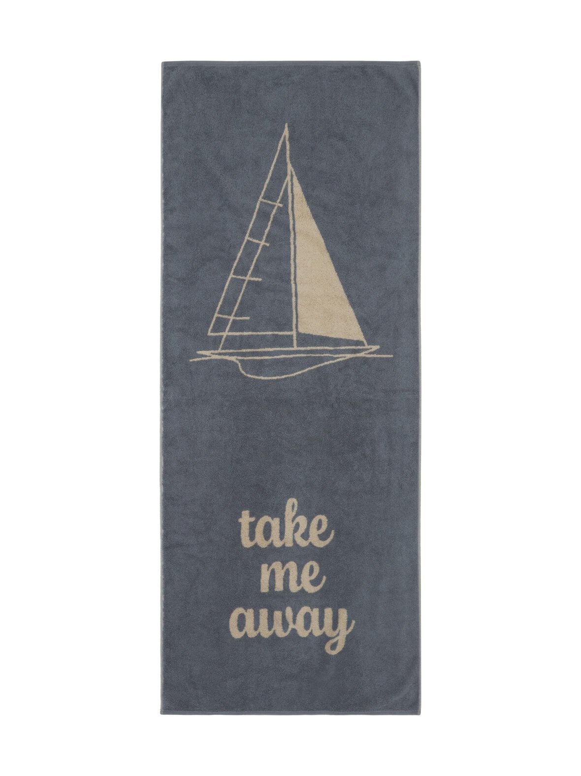 Travel sailing boat -pyyhe