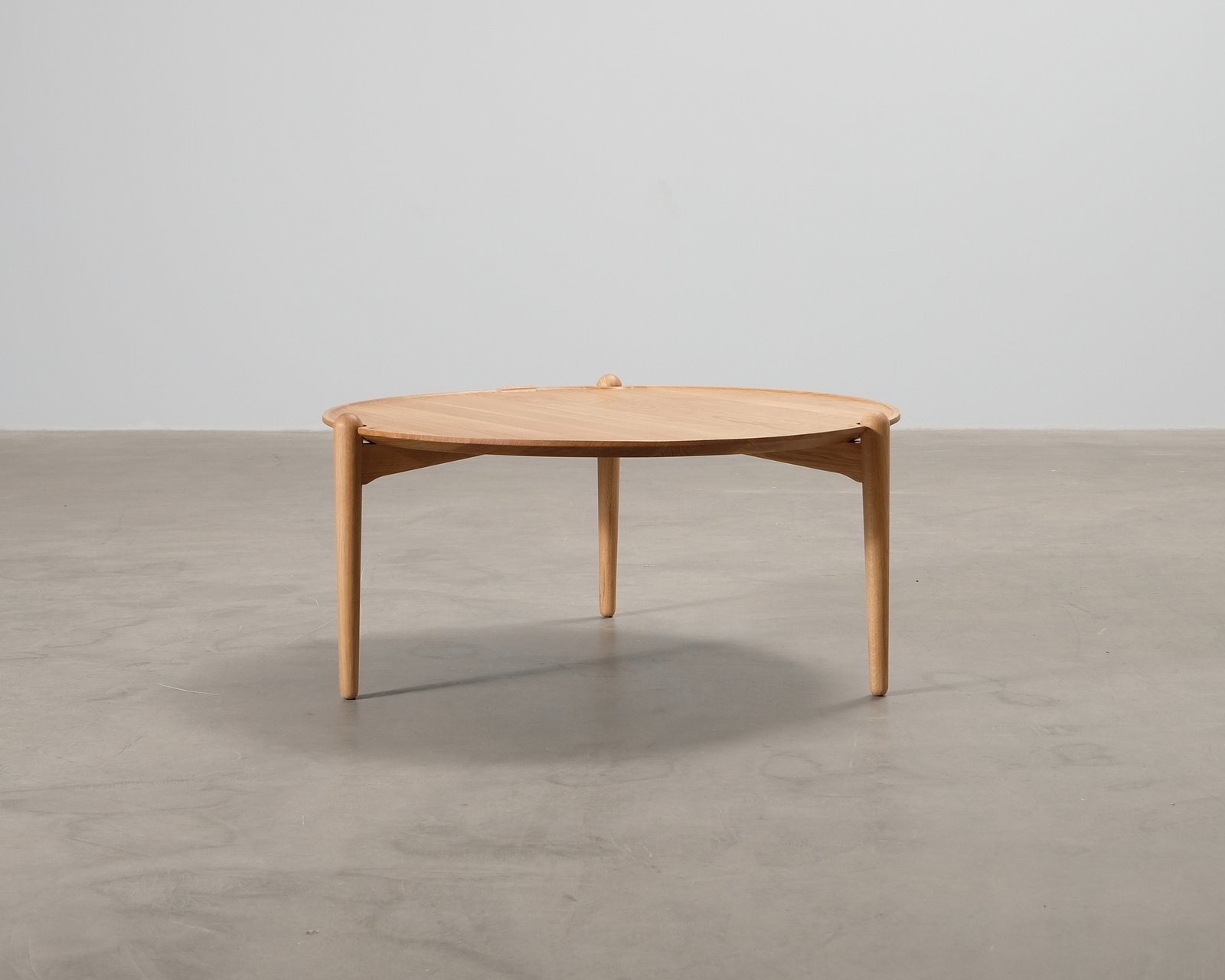 Design House Stockholm Aria sohvapöytä ø 90 cm tammi
