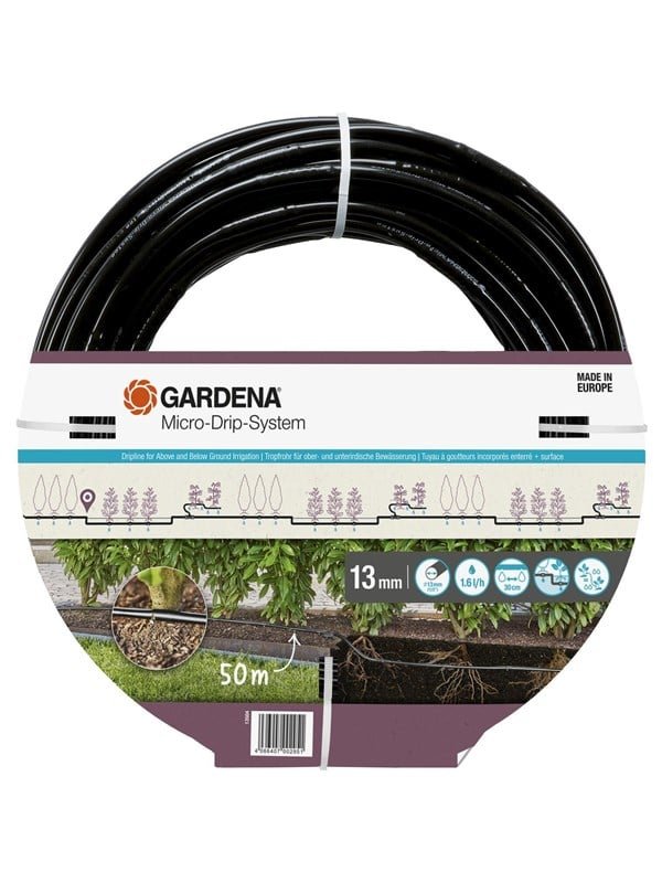 Gardena Mikro-tiputusjärjestelmä - Tiputusirrigaatiolinja - 50 m