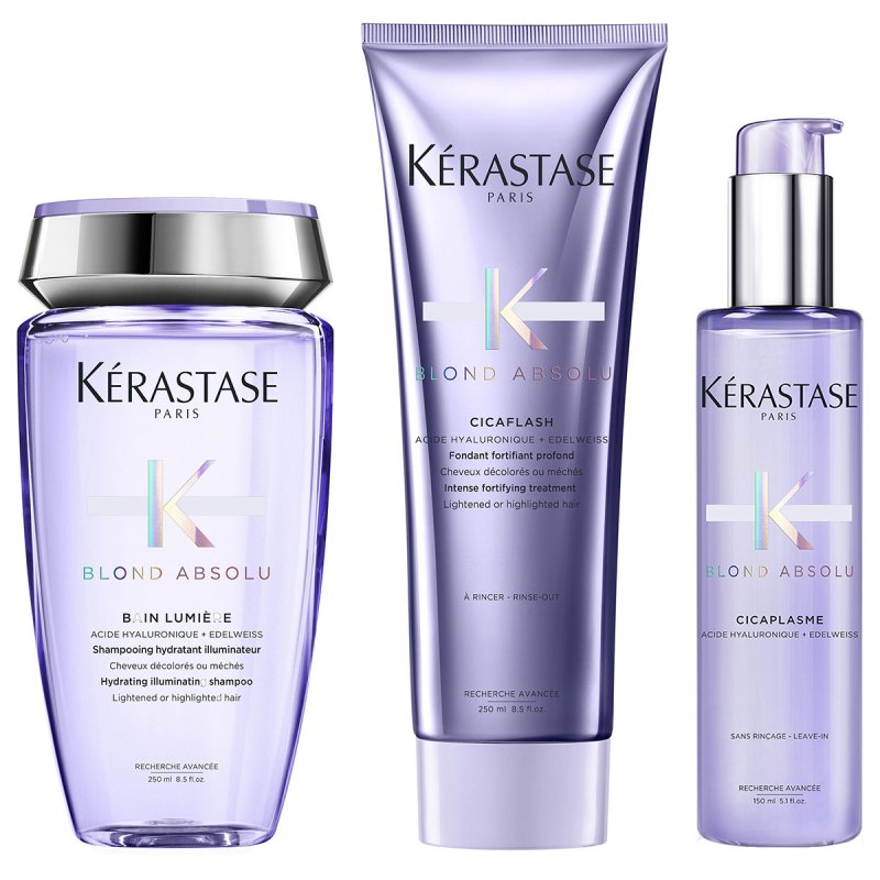 Kérastase Blond Absolu Heat Protection Routine Set
