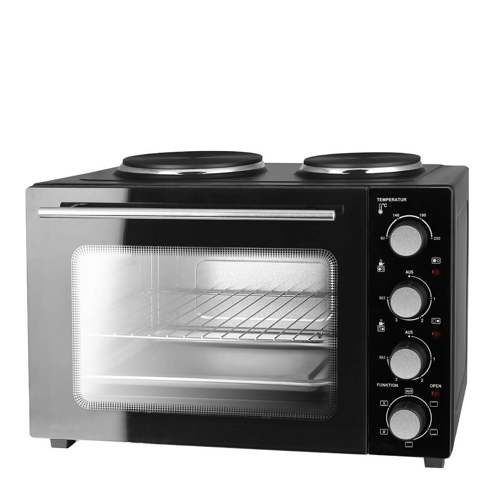 Emerio Uuni + keittolevyt 3200W 32 L Musta