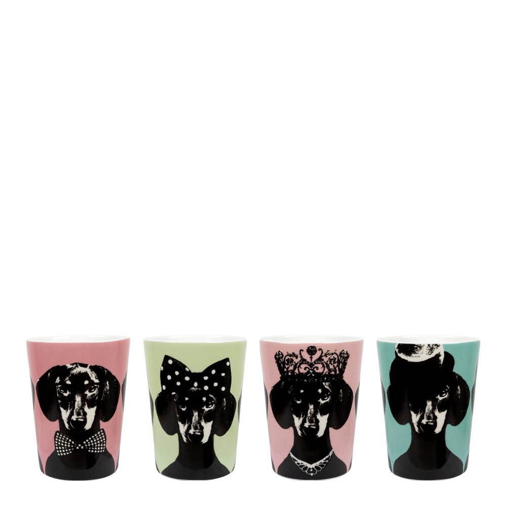 Studio Lisa Bengtsson Tillsammans Muki 25 cl 4 kpl