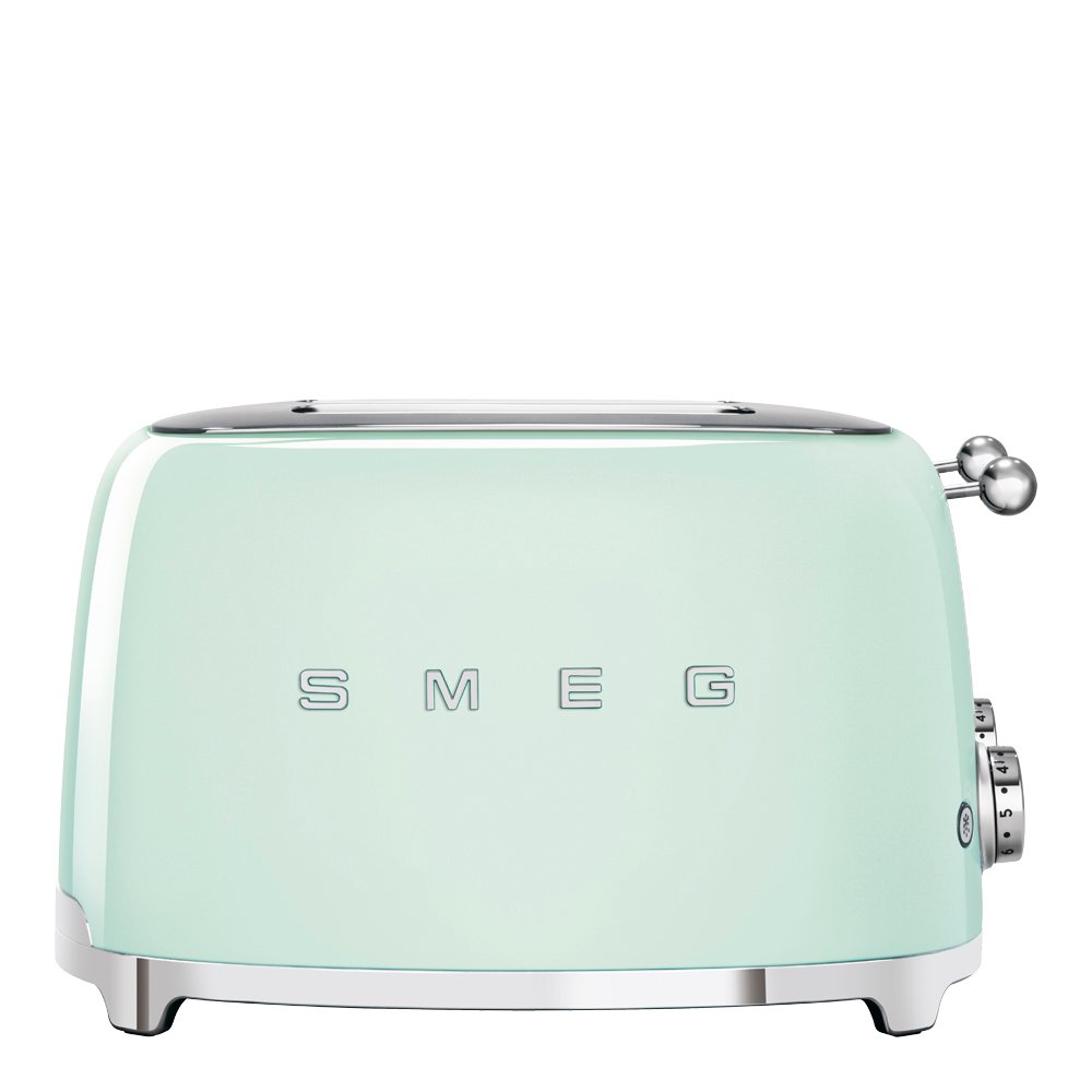 Smeg Leivänpaahdin neliömäinen 4 viipaletta TSF02 Pastellinvihreä