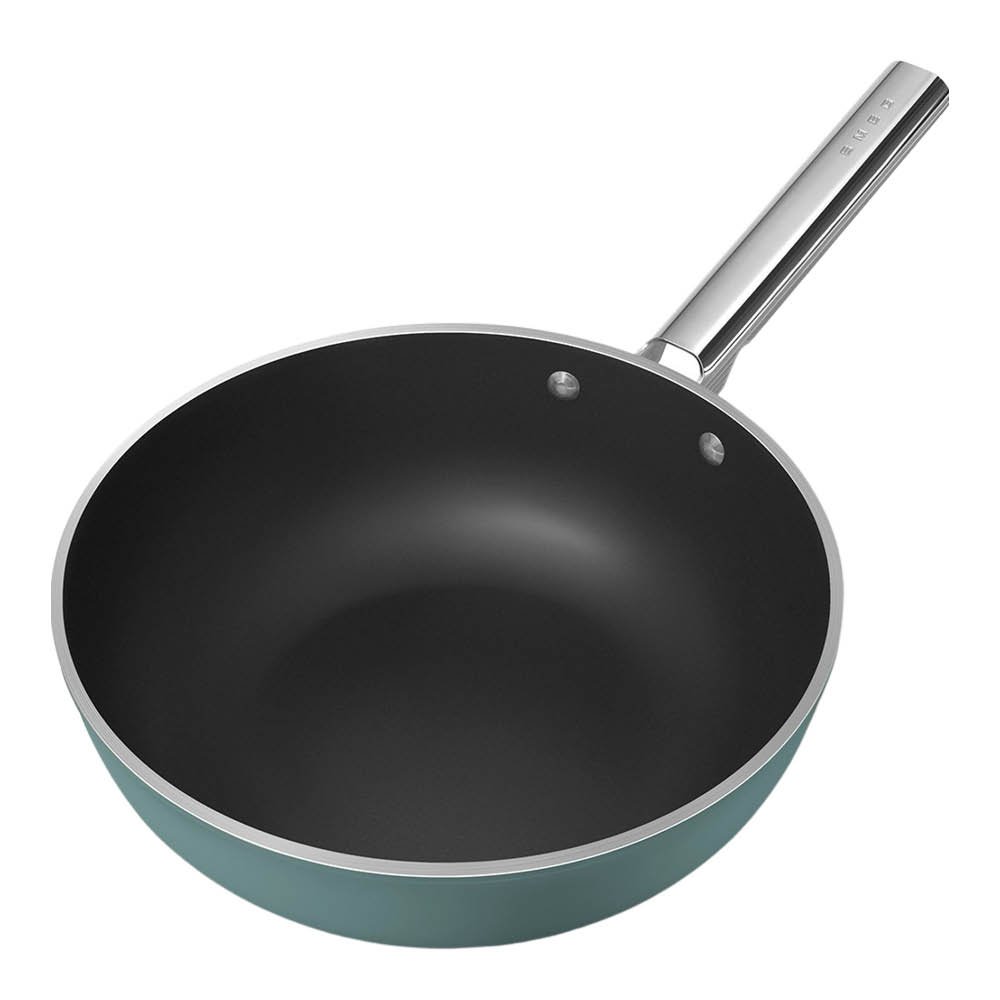 Smeg Wokkipannu 30 cm Emerald Green