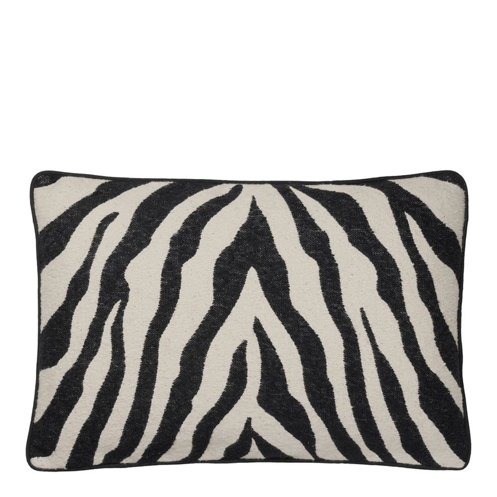 Zebra Tyynynpäällinen 40x60 cm Black/Light Beige