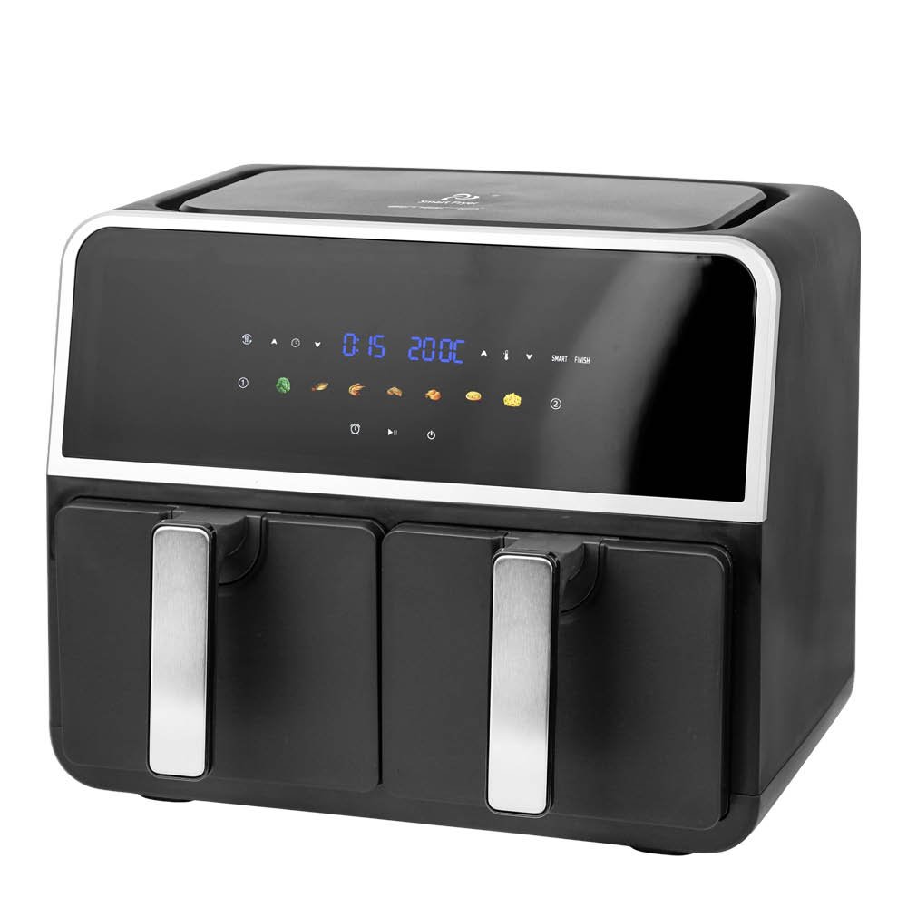 Airfryer 2x4,5 L Musta