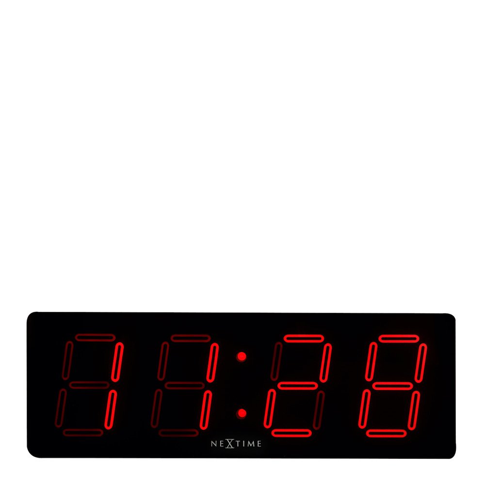 Big D LED Kello 51 cm Musta
