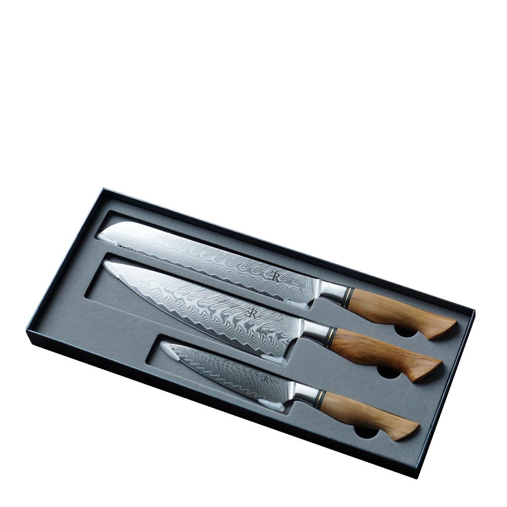 Ryda Knives ST650 Veitsisetti 3 osaa