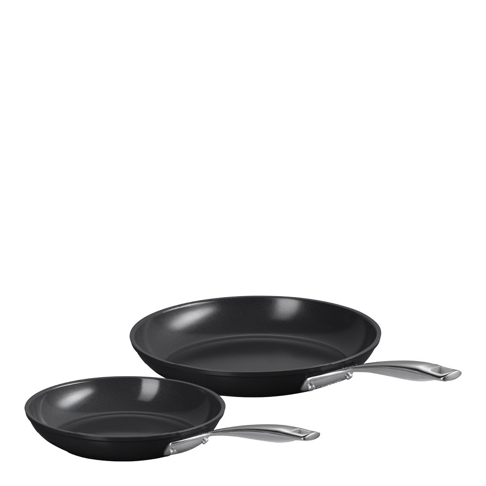 ENSC Paistinpannusetti 24+28 cm Black