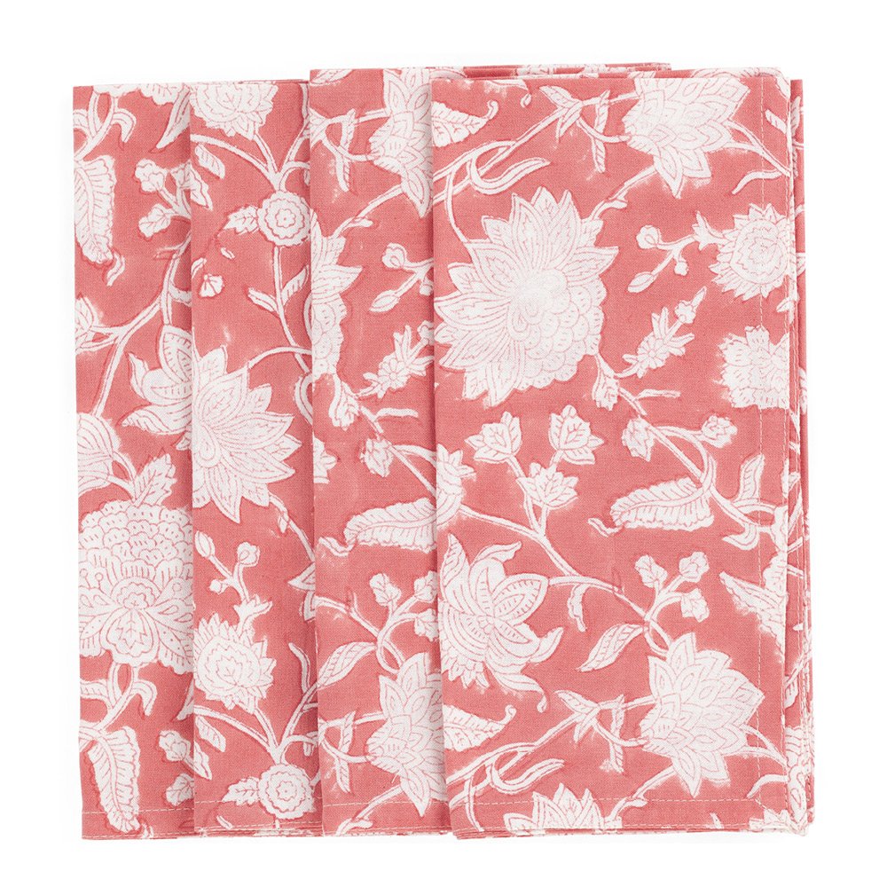 Indian Rose Lautasliina 50x50 cm 4 kpl Lantana Rose