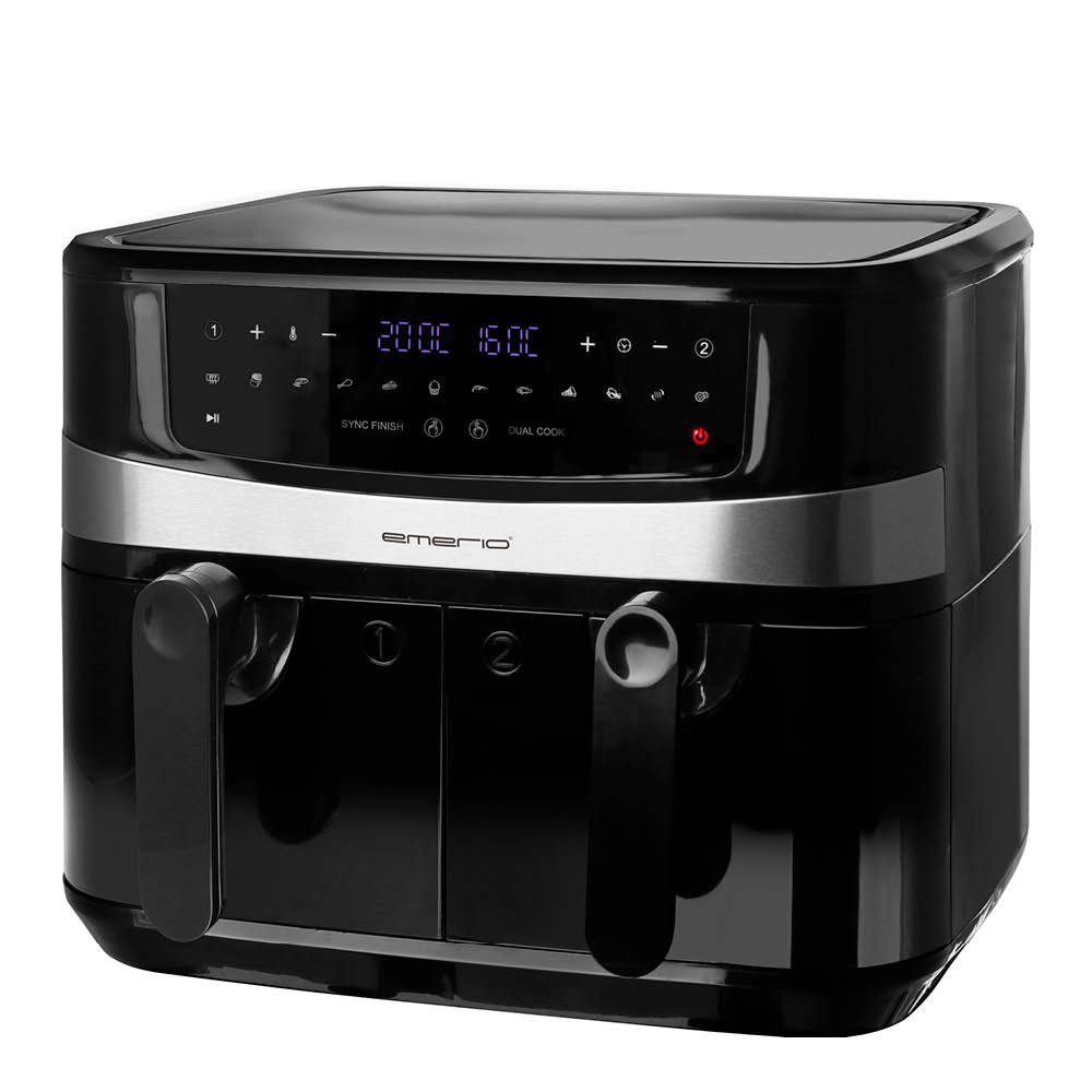 Emerio Airfryer tupla 10 L Musta
