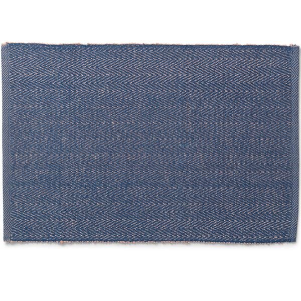 Herringbone Pöytätabletti 43x30 cm Sininen