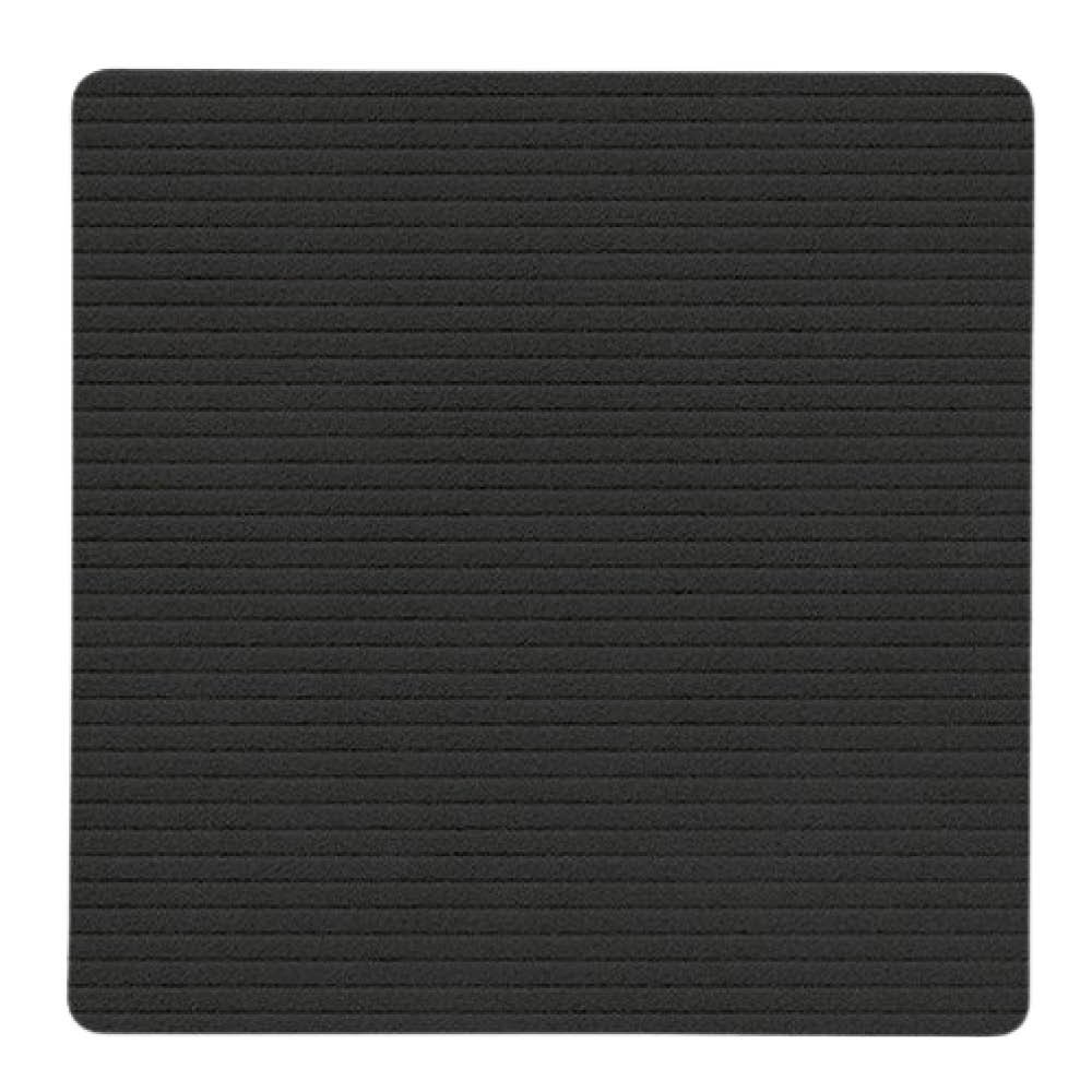 Square Corduroy Lasinalunen 10 cm Black Ink