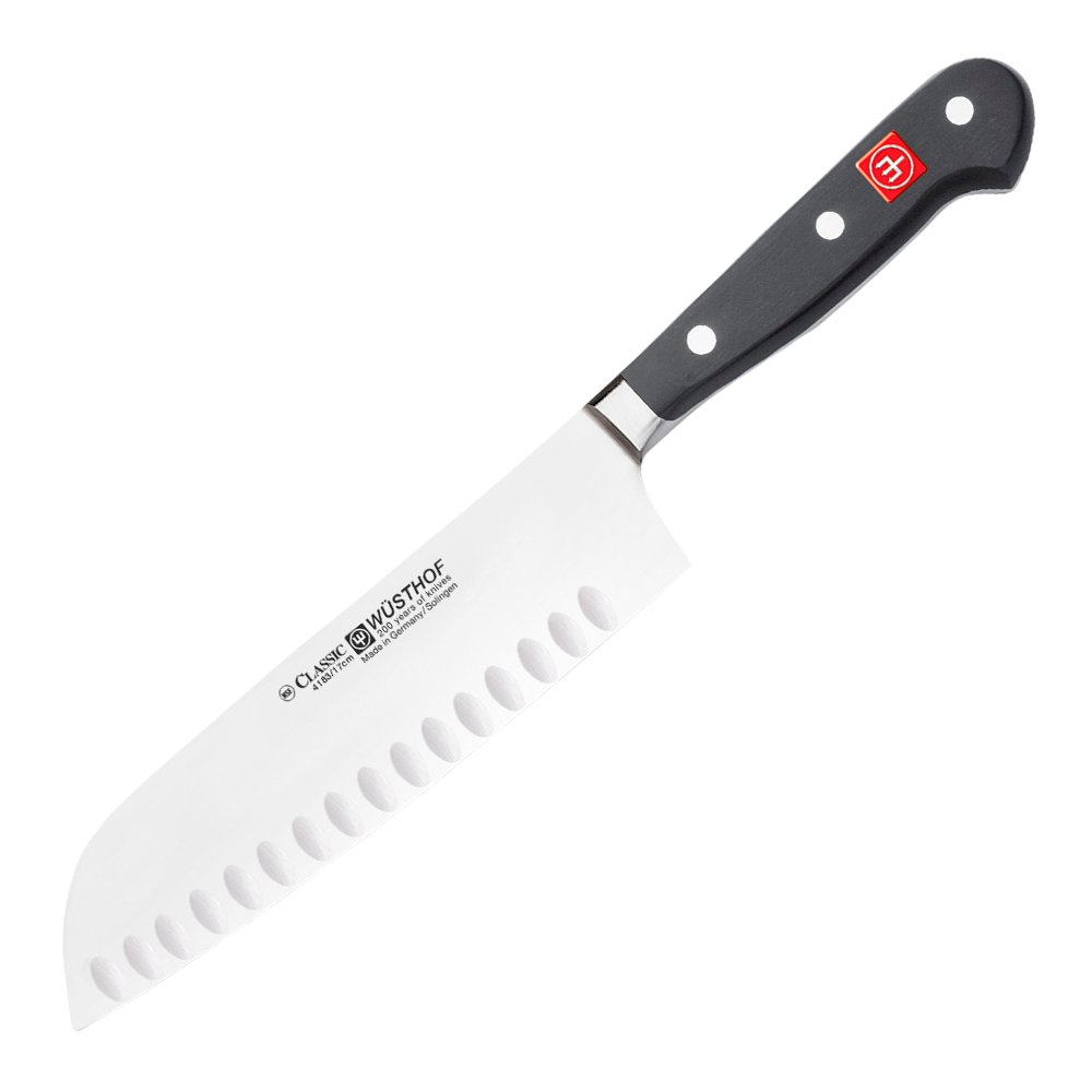 Classic Santoku-veitsi 17 cm ovaalihiottu