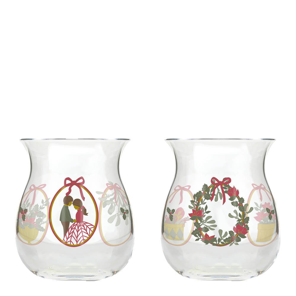 Christmas Kynttilälyhty 2025 7,5 cm 2 kpl
