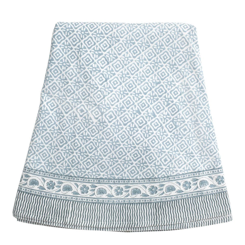 Simmi Pöytäliina Ø220 cm Dusty Blue